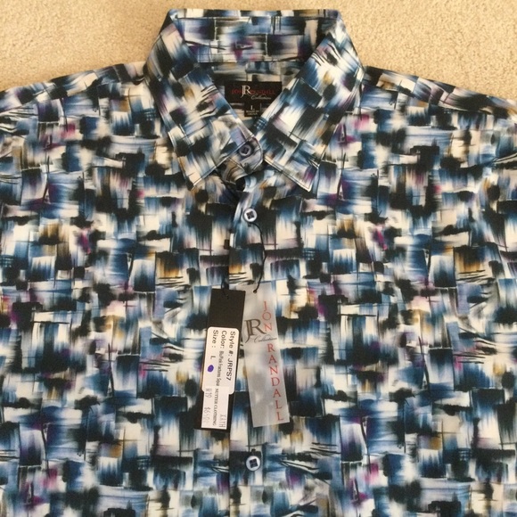 NWT Jon Randall Men’s Button Down Shirt - Picture 1 of 6